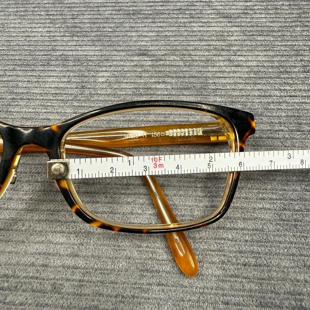 Vera Wang VA20 TI Y2k Eyeglasses Framesq Tortoise Amber Cat Eye Frames 56-16-140